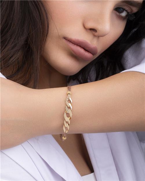 دستبند کارتیه ترکیبی