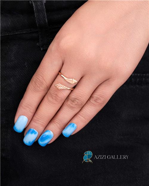 انگشتر مینیمال مدل مار