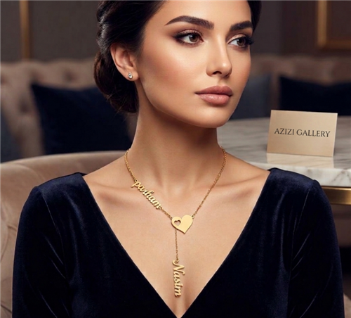 گردنبند سفارشی اسم لاتین