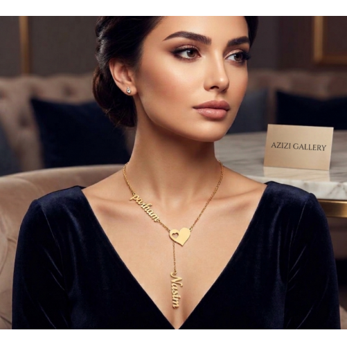 گردنبند سفارشی اسم لاتین